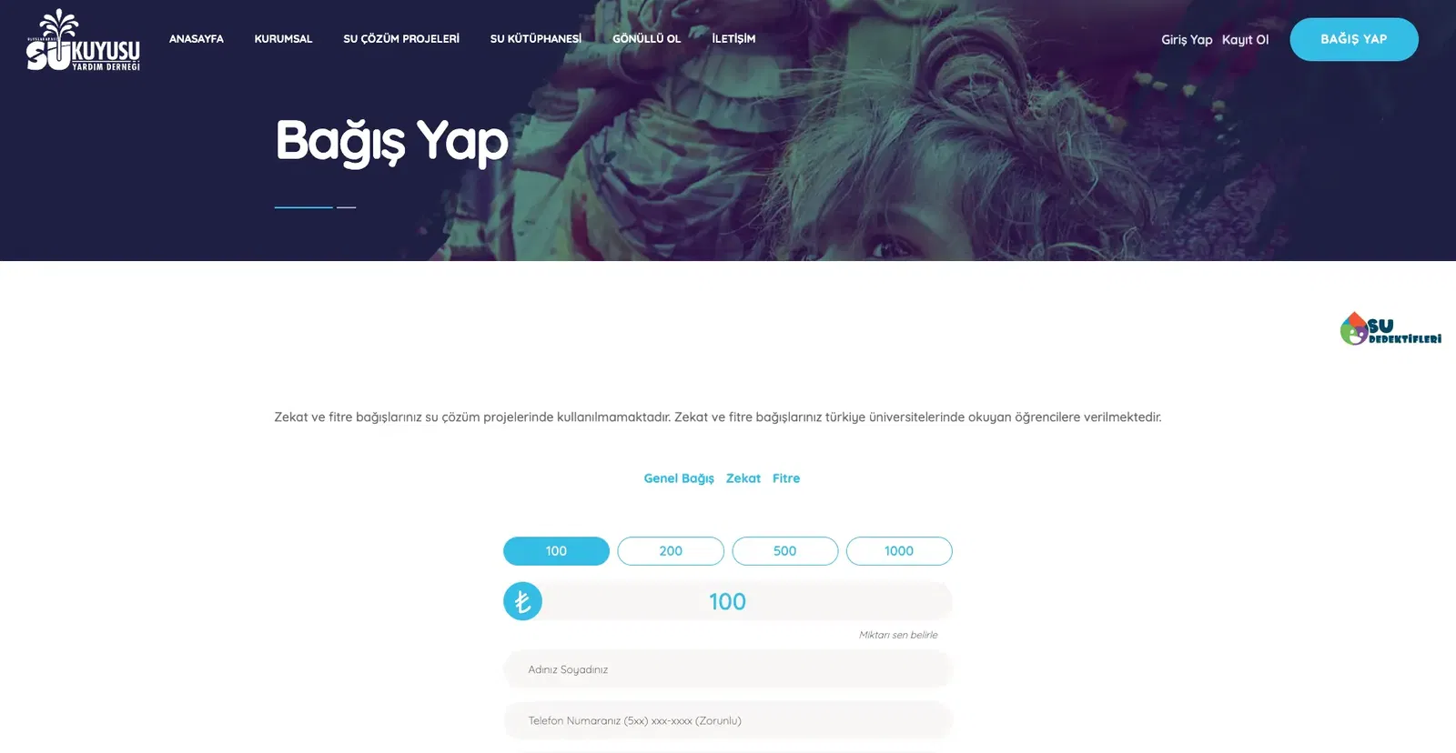 Kolay ve Güvenli Bağış İşlemleri