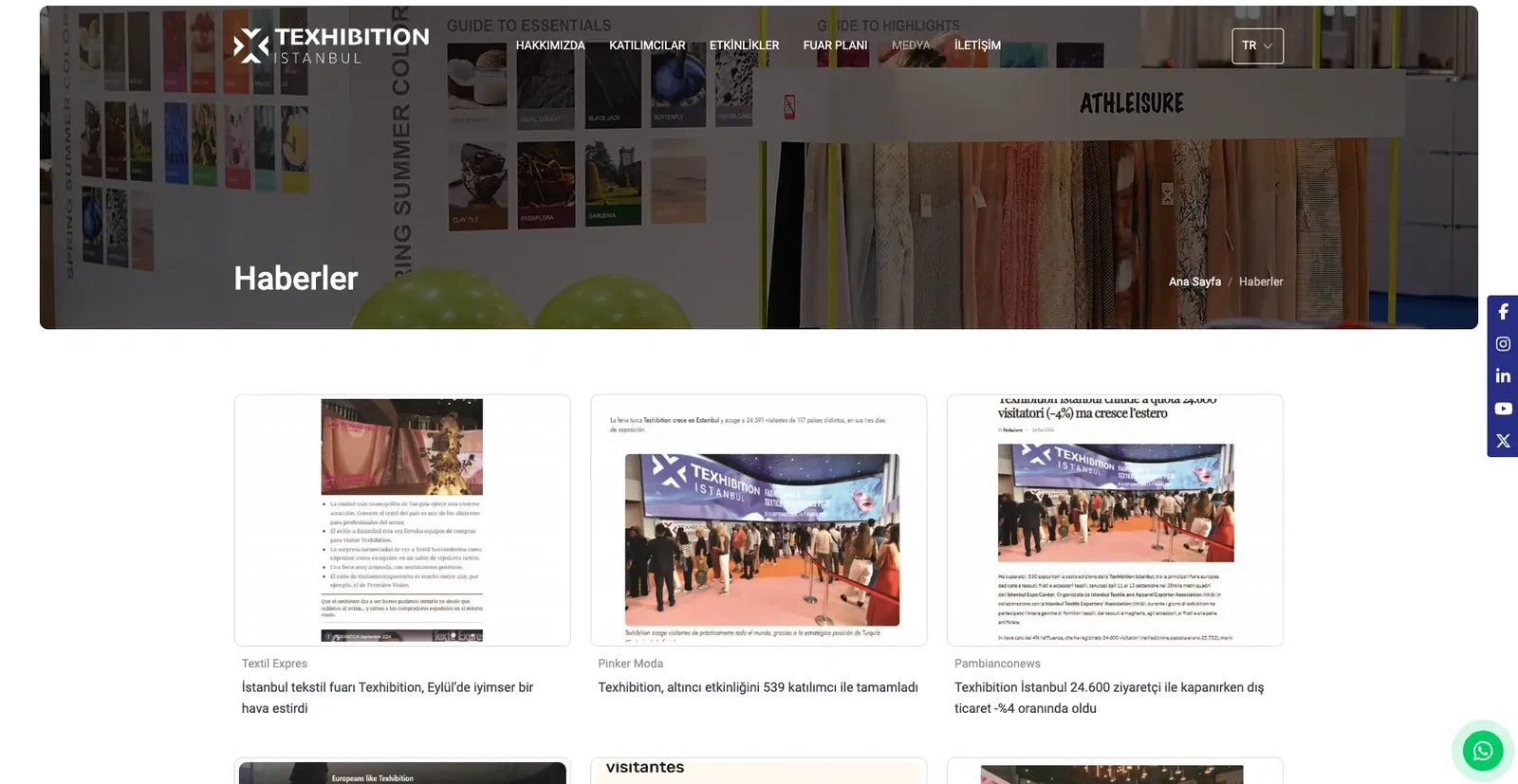 Current News from the Textile World