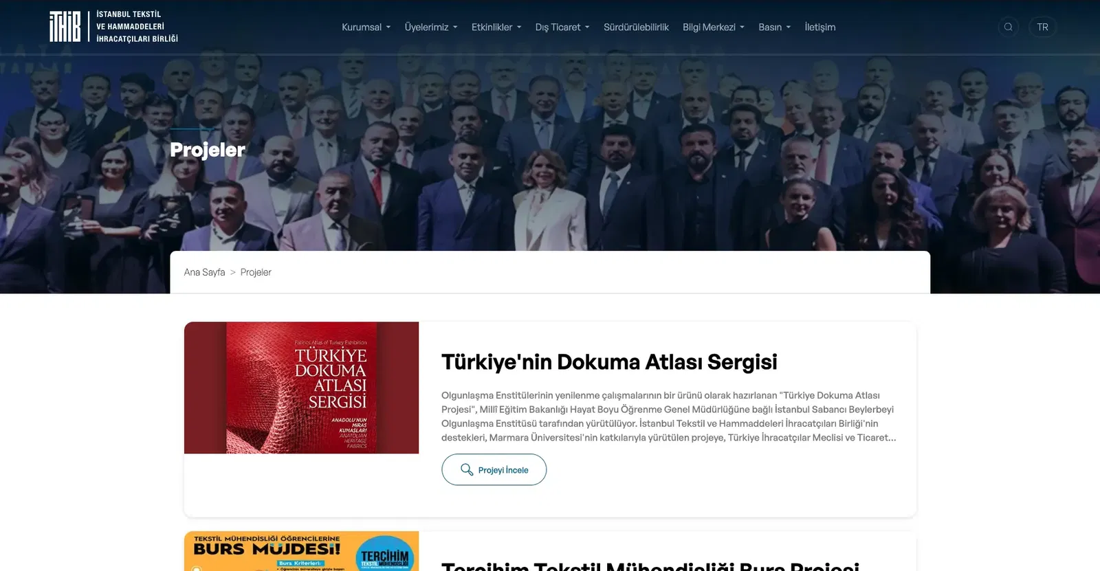 Projelerle İhracatta Öncü Adımlar