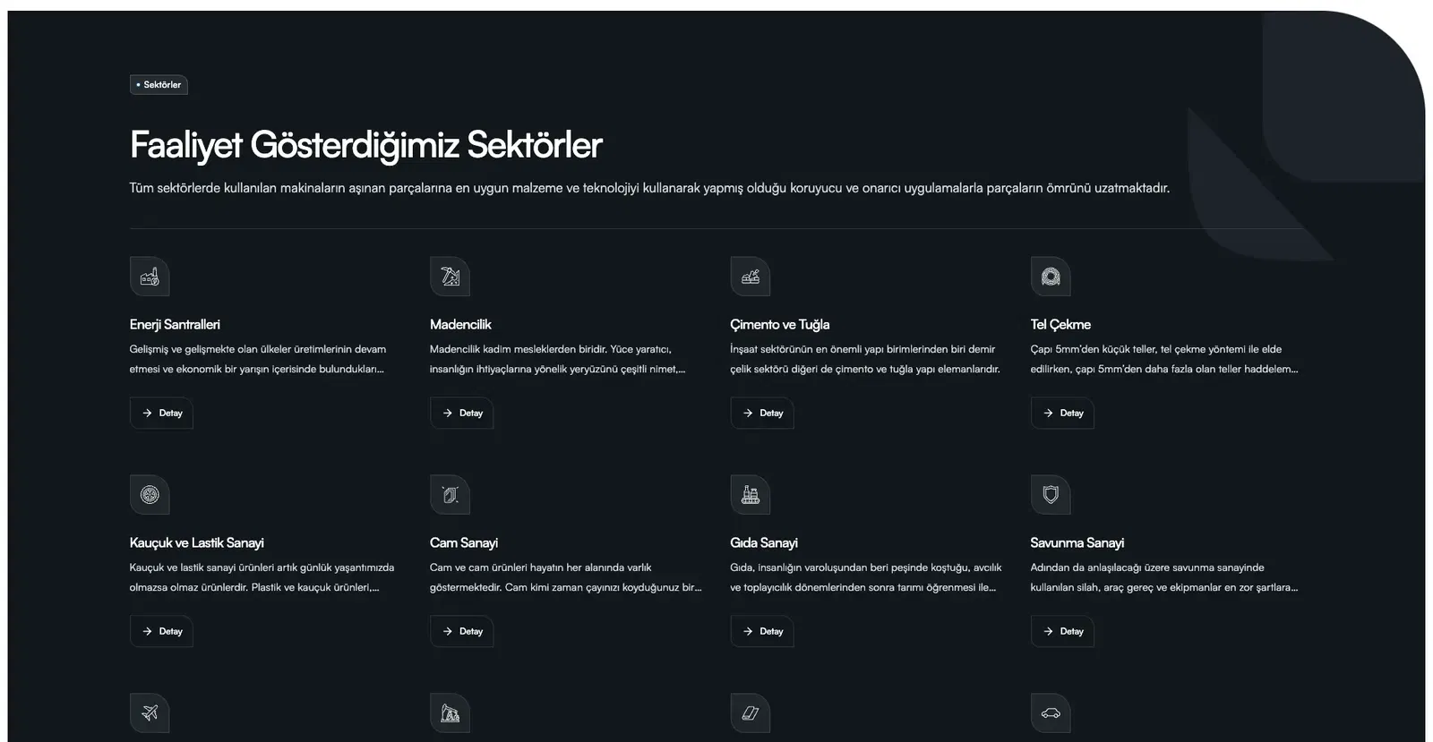 Solutions for Sectors